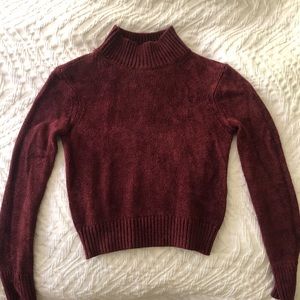 Wilfred turtleneck long sleeve crop top